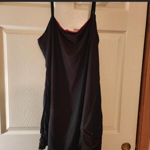 Black and Red Spaghetti Strap Dress